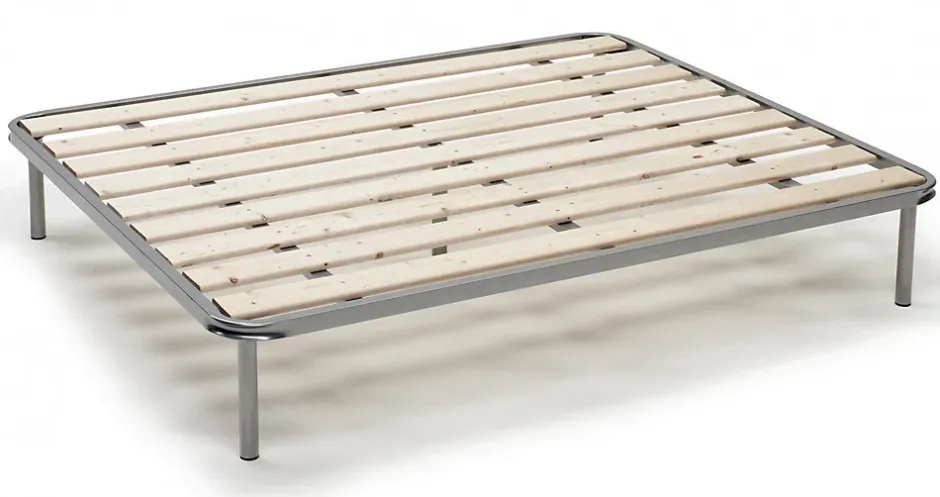 Talamo Italia Sommier double Adeena, Sommier orthopédique à lattes rabotées, 100% Made in Italy, 120x190h31 cm Clearance