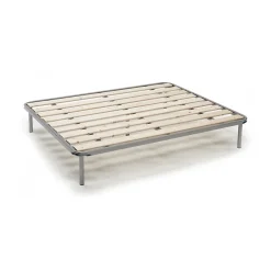 Talamo Italia Sommier double Adeena, Sommier orthopédique à lattes rabotées, 100% Made in Italy, 120x190h31 cm Clearance