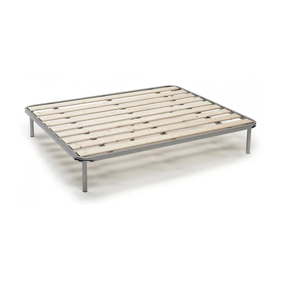 Talamo Italia Sommier double Adeena, Sommier orthopédique à lattes rabotées, 100% Made in Italy, 120x190h31 cm Clearance