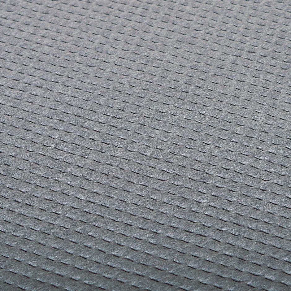 Olympe Literie Sommier en bois Tapissier Kit 140x190 cm Coloris Gris ciment Livré en kit