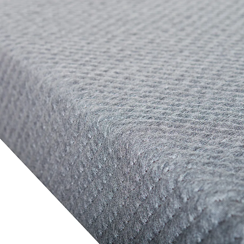 Olympe Literie Sommier en bois Tapissier Kit 90x200 cm Coloris Gris ciment Livré en kit