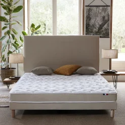 Idliterie Sommier en kit à lattes beige 180 x 200 Outlet