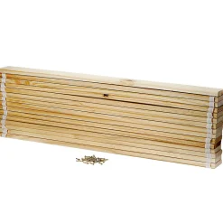 Idimex Sommier en pin massif, 15 lattes sans cadre, compatible couchage 90 x 190 et 90 x 200 cm