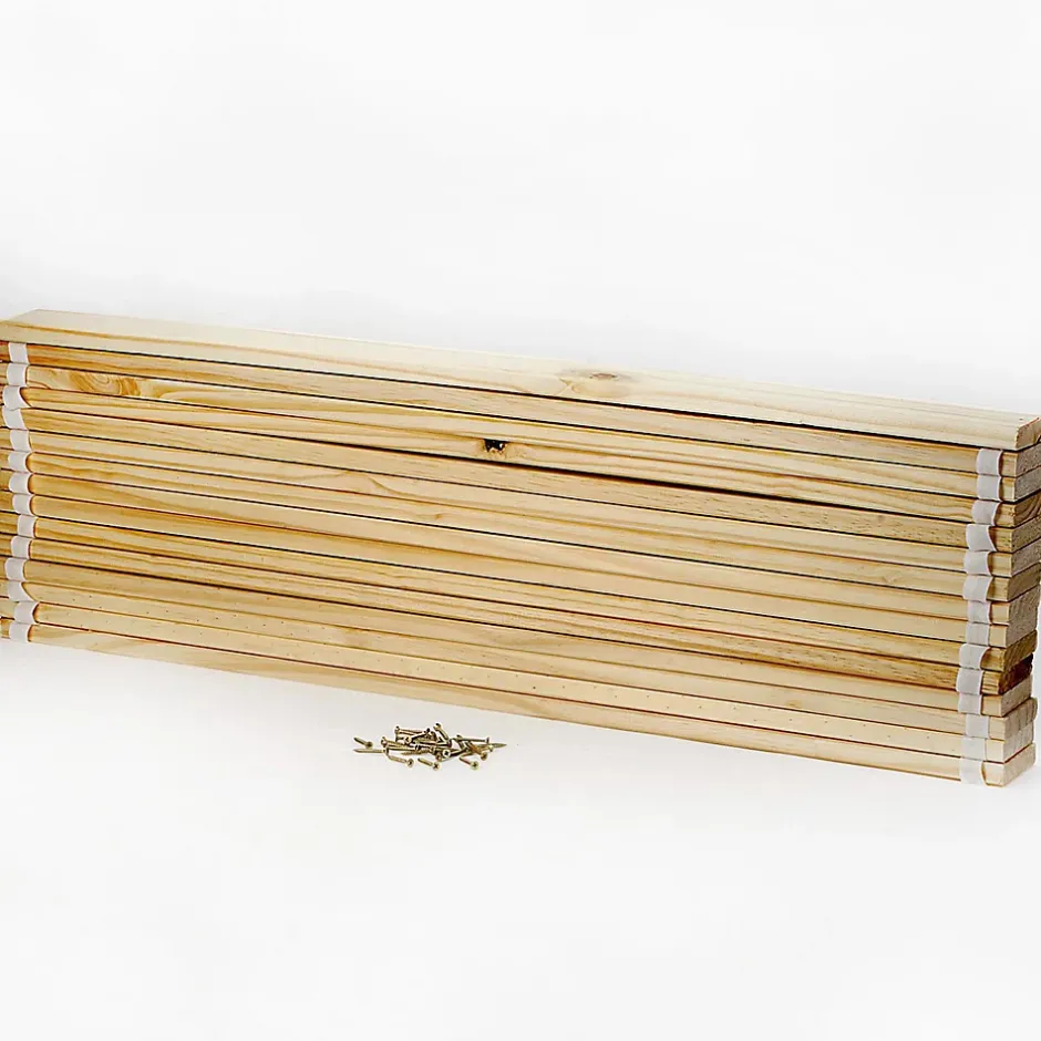 Idimex Sommier en pin massif, 15 lattes sans cadre, couchage 100 x 200 cm Discount