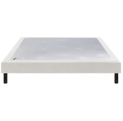 Epeda Sommier CONFORT FERME DECO NATURE 140x200 Chiné Naturel Lattes