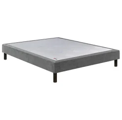 Epeda Sommier CONFORT MEDIUM DECO NATURE 80x200 Chiné Naturel Lattes