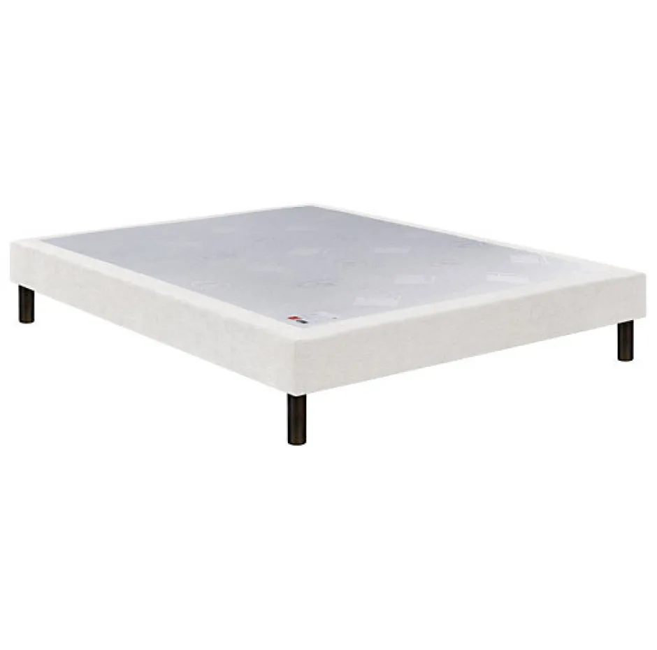 Epeda Sommier CONFORT MEDIUM DECO NATURE 140x190 Chiné Naturel Lattes Hot