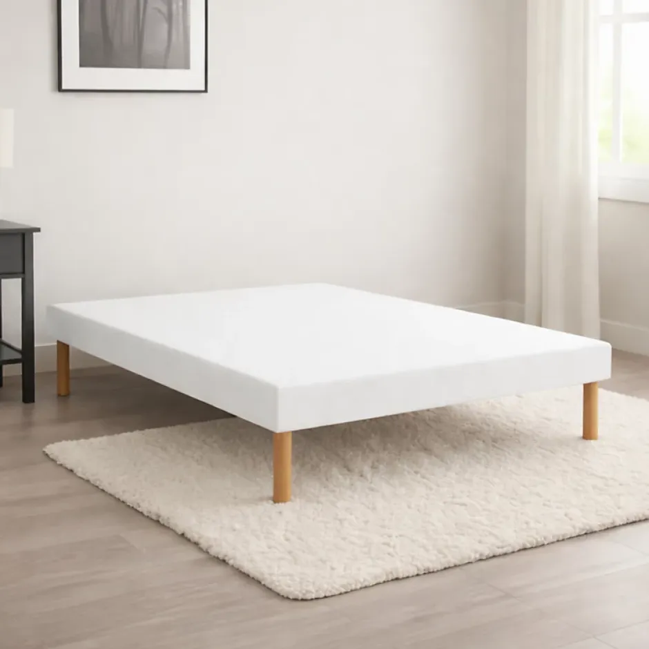 Essenzia Sommier TRADITION GRAPHIC 13cm Blanc 140x200 Lattes Online