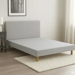 Essenzia Sommier TRADITION GRAPHIC 13cm Couleur 2x100x200 Gris clair Lattes