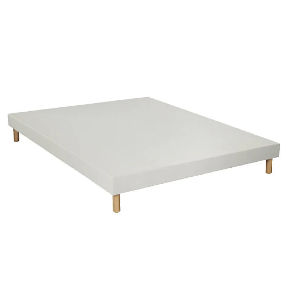 Essenzia Sommier TRADITION GRAPHIC 13cm Blanc 160x210 Lattes Clearance