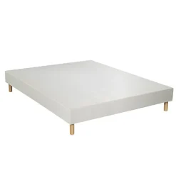 Essenzia Sommier TRADITION GRAPHIC 19cm Blanc 140x220 Lattes
