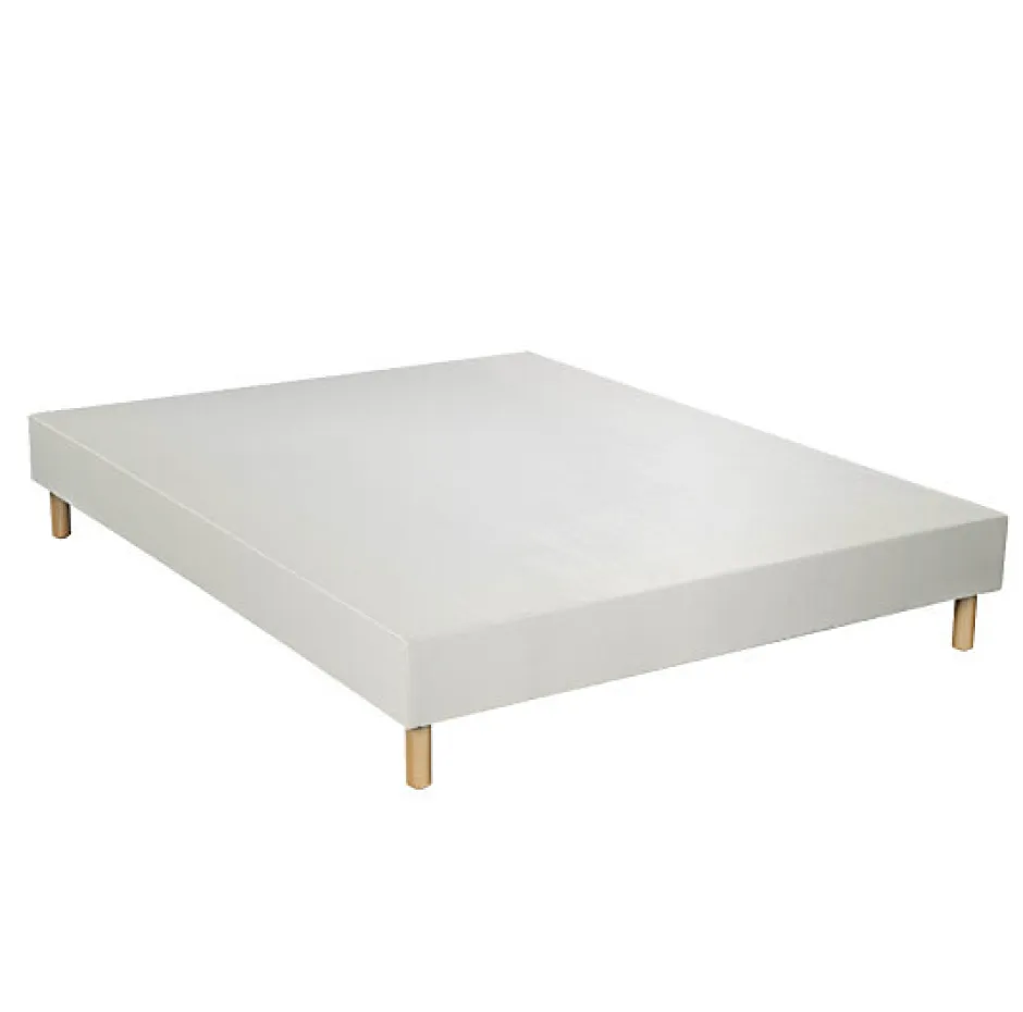 Essenzia Sommier TRADITION GRAPHIC 19cm Blanc 80x220 Lattes Hot