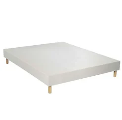 Essenzia Sommier TRADITION GRAPHIC 19cm Blanc 80x220 Lattes Hot