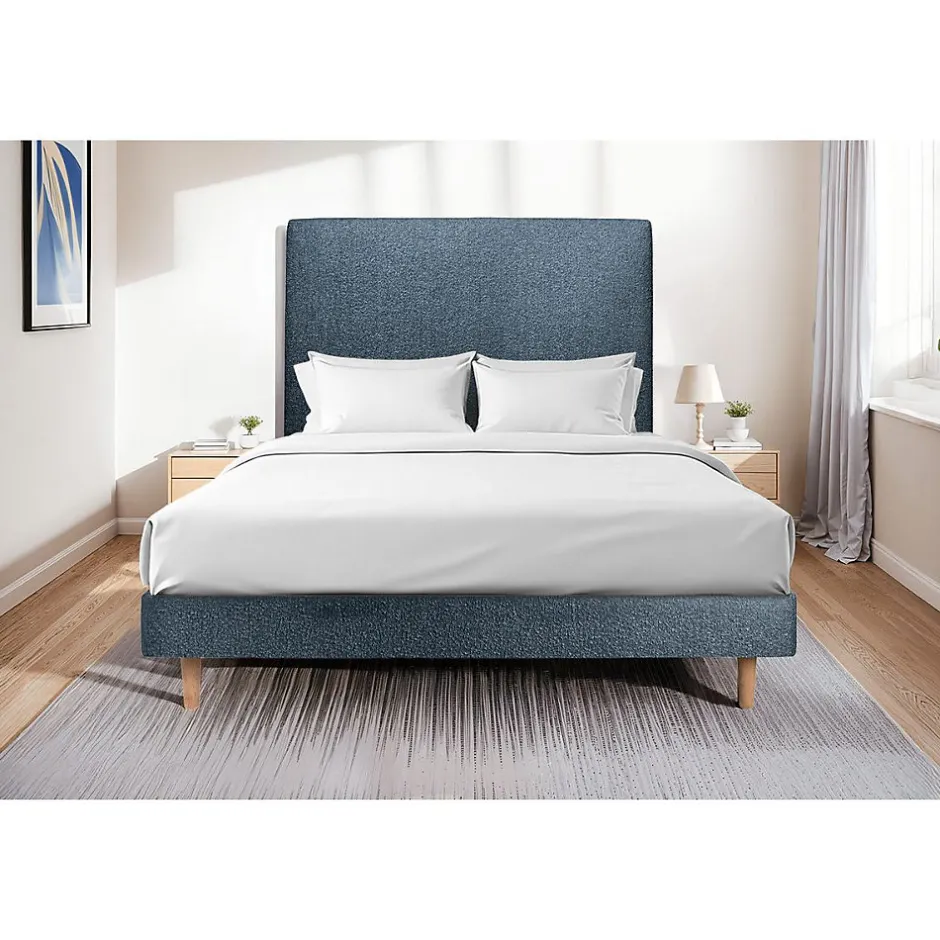Sommeil De Plomb Sommier Kit Bouclette Bleu 200x200 H29cm