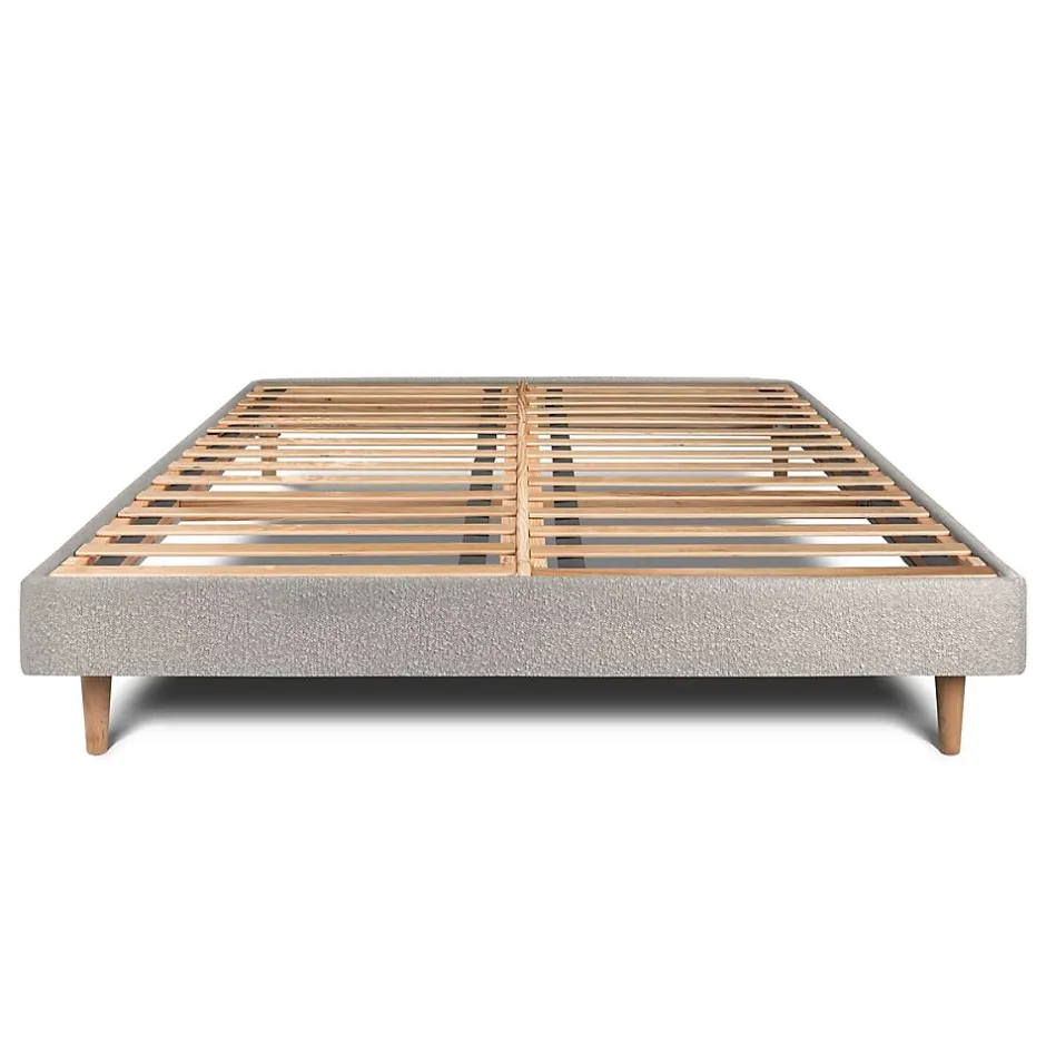 Sommeil De Plomb Sommier Kit Bouclette Gris 140x190 H29cm