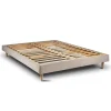 Sommeil De Plomb Sommier Kit Tissu Beige brun 135x190 H29cm