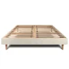 Sommeil De Plomb Sommier Kit Tissu Beige clair 200x200 H29cm Discount