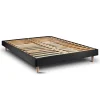 Sommeil De Plomb Sommier Kit Tissu Noir 160x200 H29cm