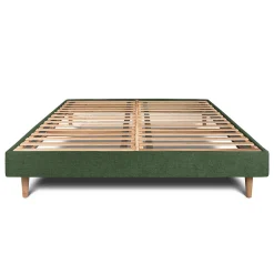 Sommeil De Plomb Sommier Kit Tissu Vert 135x190 H29cm