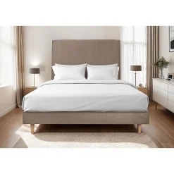 Sommeil De Plomb Sommier Kit Velours Taupe 160x200 H29cm