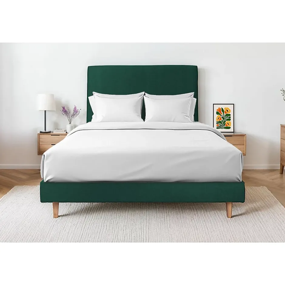 Sommeil De Plomb Sommier Kit Velours Vert 200x200 H29cm Sale