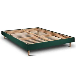 Sommeil De Plomb Sommier Kit Velours Vert 200x200 H29cm Sale