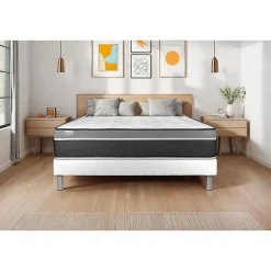 Vitalit Sommier KIT VITAL'SOM Blanc 140 x 190 cm