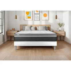Vitalit Sommier KIT VITAL'SOM Blanc 90 x 200 cm Sale