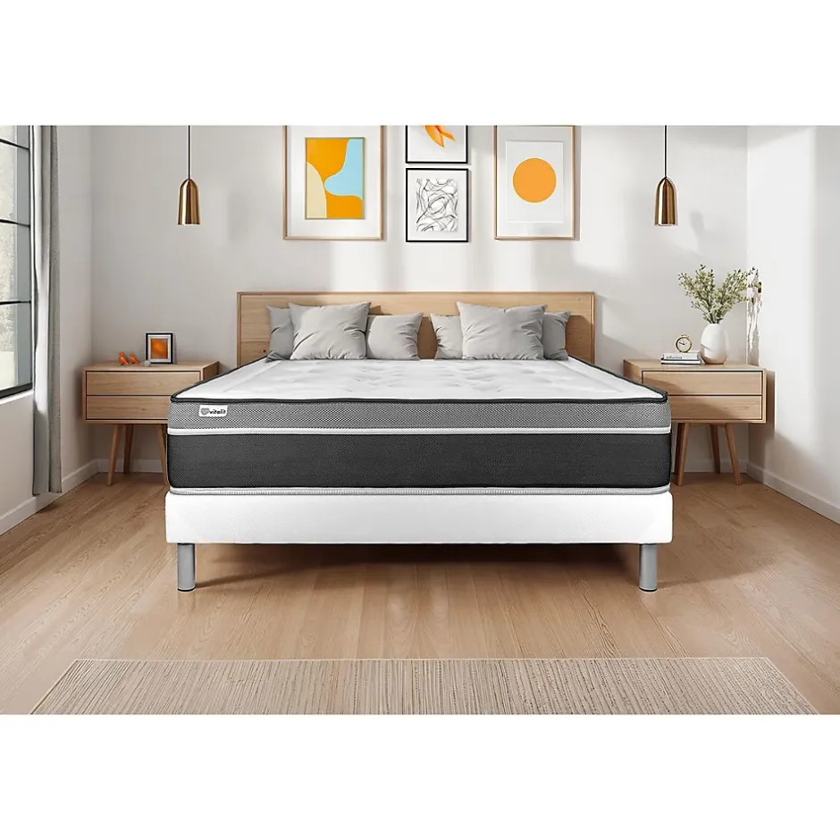 Vitalit Sommier KIT VITAL'SOM Blanc 140 x 200 cm