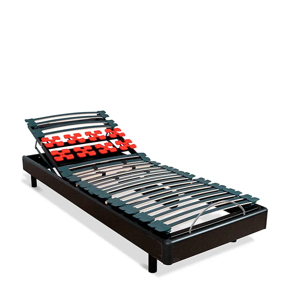 Bellecour Sommier électrique Bodysoft 90x200 cm Lattes & Plots Discount
