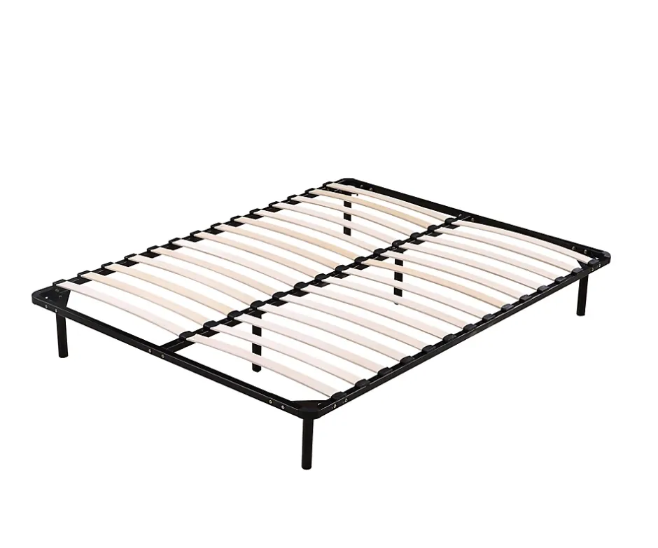 King Of Dreams Sommier Metal 120x190 Cadre à lattes + Pieds 29 cm Epaisseur Metal 1,2 mm 14 Lattes en 9 mm Durabilité CADRE A LATTE JULIE Discount