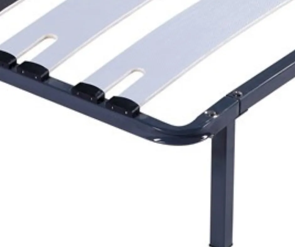 Provence Literie Sommier Metal 80x190 cm - 29 cm hauteur - 9 Larges Lattes de 12,5 cm - Solide et Confortable - CADRE A LATTE PATRICK