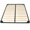 Weber Industries Sommier Métal RENO 140x190 cm + 1 pied amovible / Noir