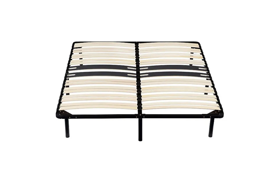 Provence Literie Sommier Renforce 120x190 cm - Cadre a Lattes 29 cm - Compatible avec Tous Matelas - Metal Epaisseur 1,4 mm - 18 Lattes en 9 mm - C