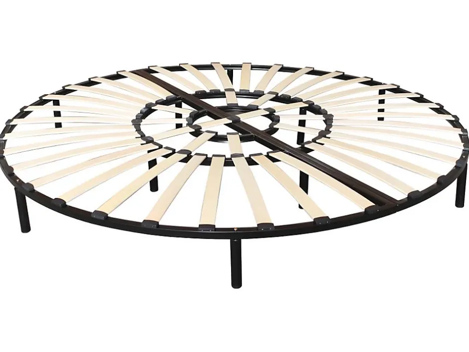 Vente-unique Sommier rond à lattes - 220 x 220 cm - ROMA de YSMÉE