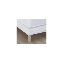 Idliterie Sommier tapissier à lattes blanc 160x200