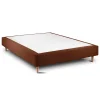 Sommeil De Plomb Sommier Tapissier Bouclette Terracotta 140x200 H35cm