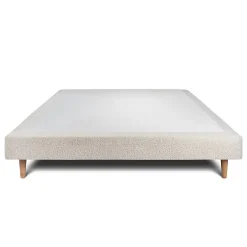 Sommeil De Plomb Sommier Tapissier Bouclette Beige 135x190 H29cm