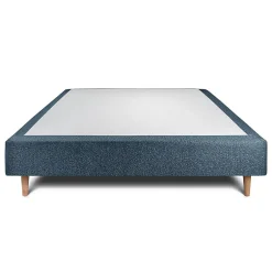 Sommeil De Plomb Sommier Tapissier Bouclette Bleu 160x200 H35cm