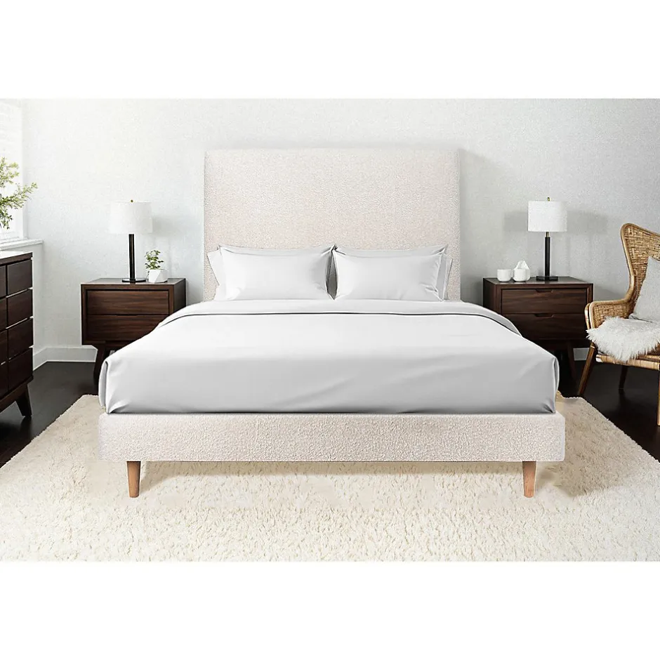 Sommeil De Plomb Sommier Tapissier Bouclette Beige 150x190 H29cm