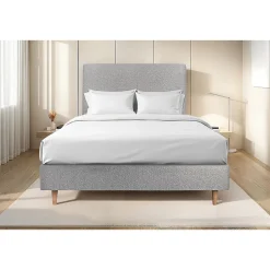 Sommeil De Plomb Sommier Tapissier Bouclette Gris 160x200 H35cm Best