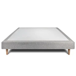 Sommeil De Plomb Sommier Tapissier Bouclette Gris 140x190 H29cm