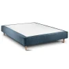 Sommeil De Plomb Sommier Tapissier Bouclette Bleu 135x190 H35cm New
