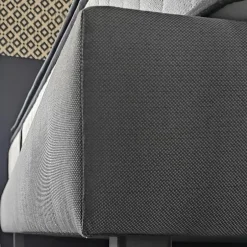 Bellecour Sommier tapissier Constantine 140x200 cm Epaisseur 18 cm Gris anthracite (pieds non inclus) Hot