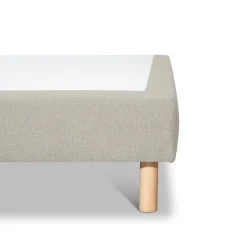 Bellecour Sommier tapissier Sisal 90x190 cm Epaisseur 18 cm Beige (pieds non inclus) Online