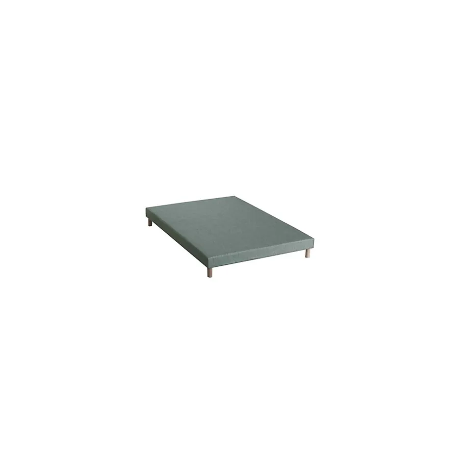 Idliterie Sommier tapissier vert celadon 140x190