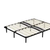 King Of Dreams Sommier 120x200 - cadre a lattes renforce - 9 pieds en metal - hauteur 29 cm - montage facile - confort optimal - usage quotidien