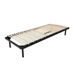 Nuits D'Or Sommier 70x190 Cadre à Lattes Renforcé Métal 1,4 mm avec Soutien Réglable - 34 Lattes 9 mm à 3,5 cm - Confort Optimisé Usage Quoti