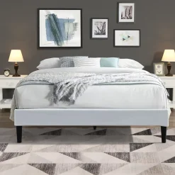 King Of Dreams Sommier 140x200 cm - dehoussable - blanc - pieds 20 cm - 2x13 lattes - soutien ferme - confort optimal - usage quotidien Sale