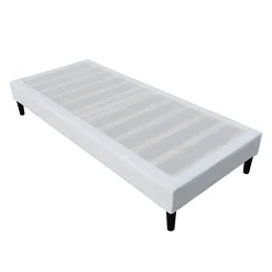 King Of Dreams Sommier 80x190 cm - Déhoussable - Housse lavable - Avec pieds 20 cm - 13 lattes - Confort optimal -